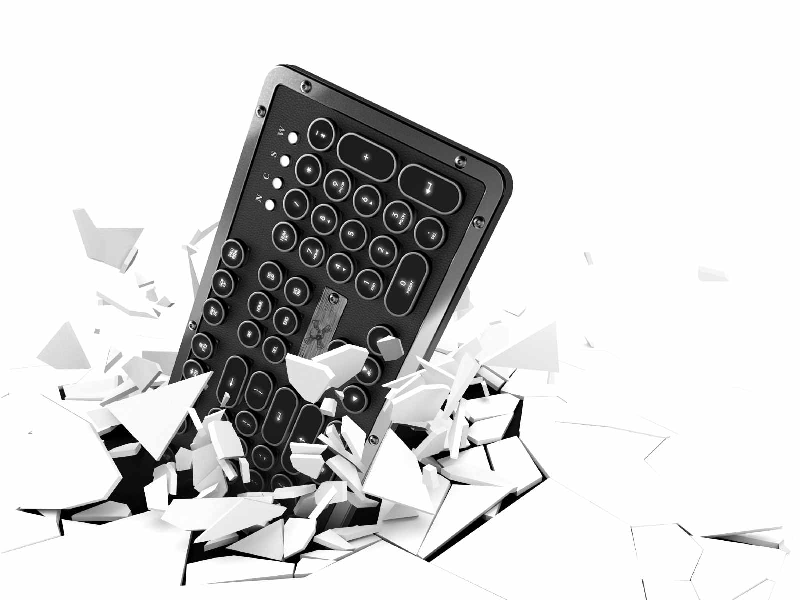 keyboard-shatter